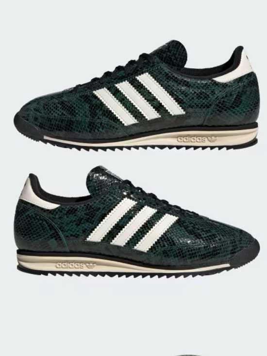adidas Shoes - Adidas Womens Shoes SL 72 OG Collegiate Green-Snake-Print Sneakers Size 6
